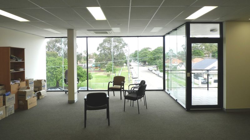 Modern corporate flexible spaces open with views onto local parkland