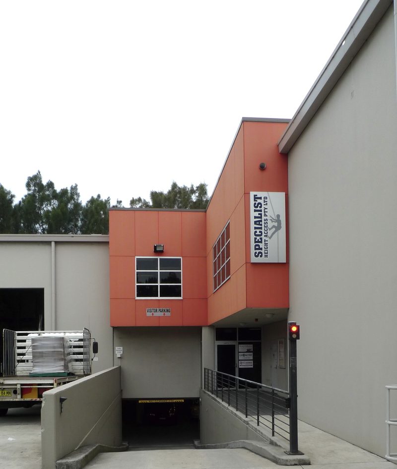 Access to the sub-floor car parking area