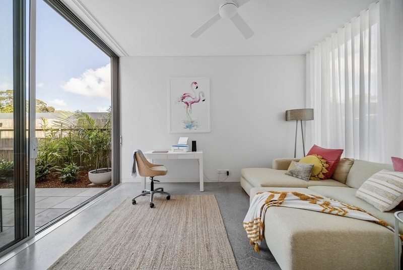 A generous study allows for remote work whilst still enjoying the connection to the environment