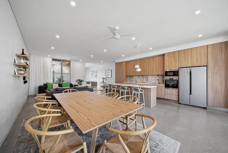 Comfortable open spaces. Great for entertaining, reading, or putting together a puzzle