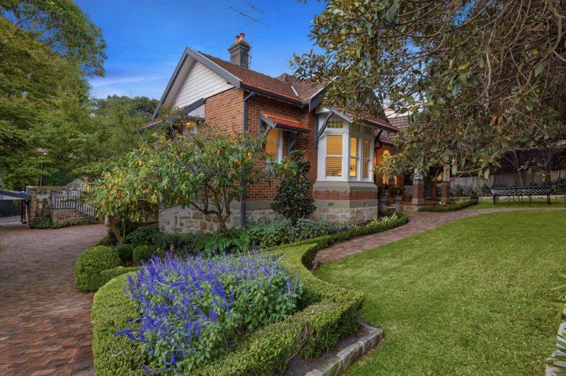 The landscaping was upgraded with new paths, driveways and garden beds