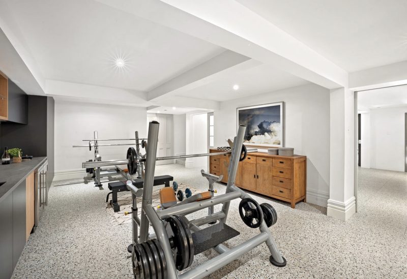 Lower ground floor gymnasium