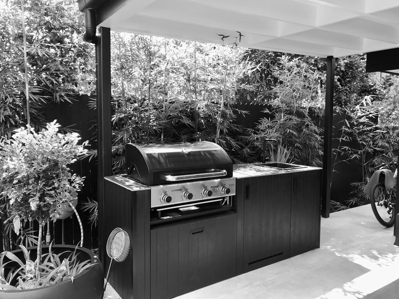 Fabulous new outdoor BBQ means the chef is now part of the party!